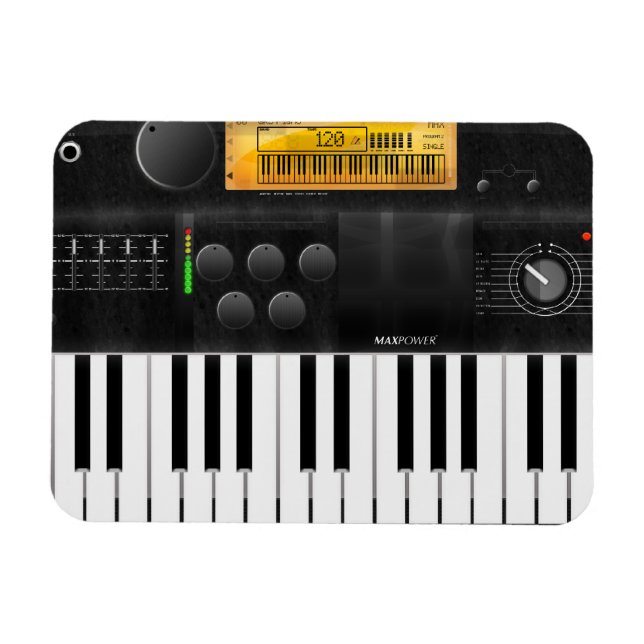 Imán Teclado electrónico (Horizontal)