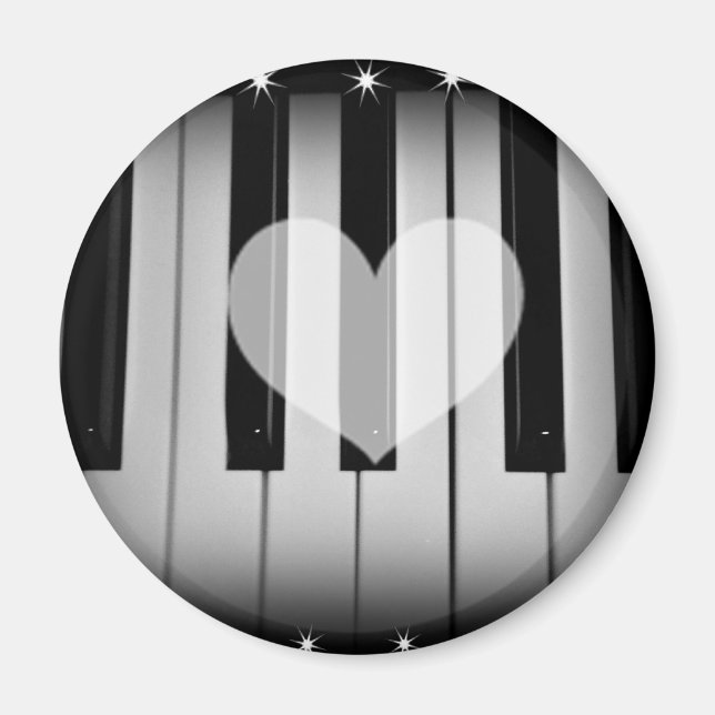 Imán Teclas de amor_ (Frente)