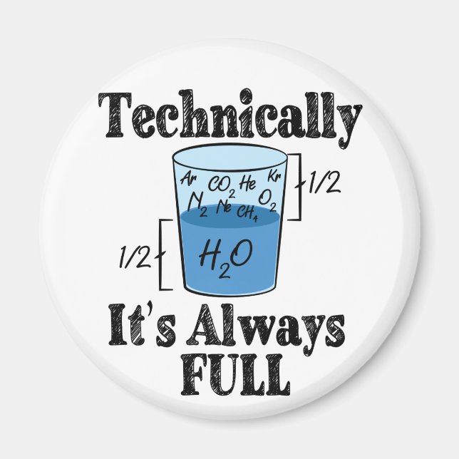 Imán Técnicamente siempre es ciencia divertida (Frente)