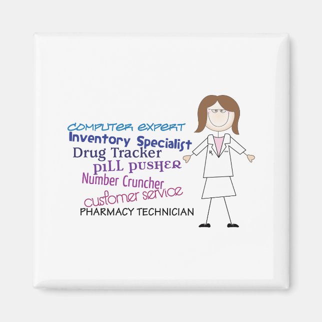 Imán Técnico de Farmacia (Frente)