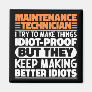 Imán Técnico De Mantenimiento Intento Hacer Las Cosas D