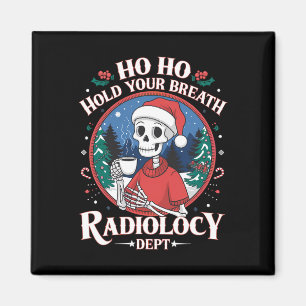 Imán Técnico de Radiología de Navidad Esqueleto Técnico