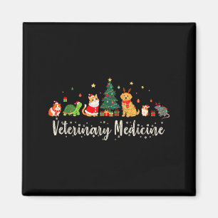 Imán Técnico veterinario animal Navidad Xmas Vibracione