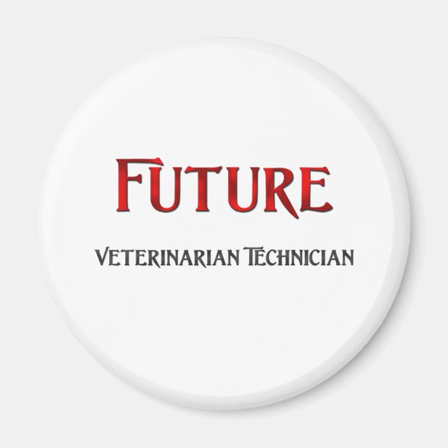 Imán Técnico Veterinario Futuro (Frente)