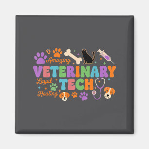 Imán Técnico Veterinario - Técnico Vet Agradecimiento V