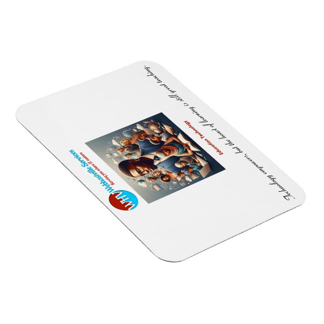 Imán Tecnología educativa - Citas inspiradoras (Lado Derecho)