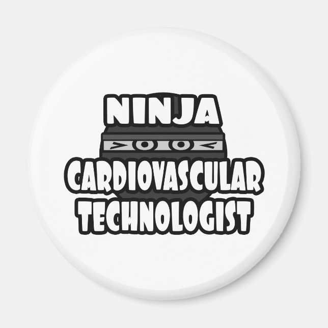 Imán Tecnólogo cardiovascular de Ninja (Frente)