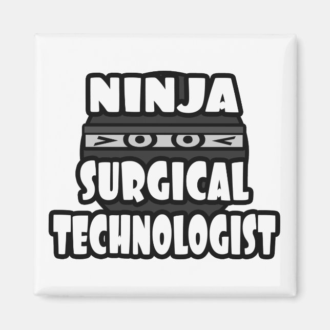 Imán Tecnólogo Quirúrgico Ninja (Frente)
