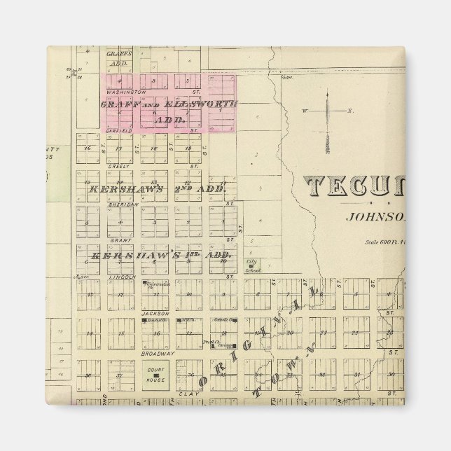 Imán Tecumseh, Nebraska (Frente)