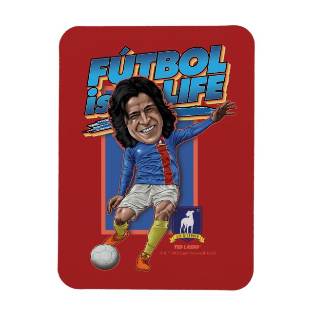 Imán Ted Lasso | Dani Rojas Bobblehad (Vertical)