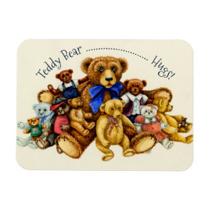 Imán TEDDDY BEAR HUGS MAGNET *Personalizar