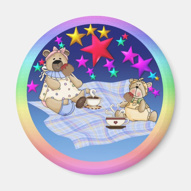 Imán Teddy Bear Picnic (Frente)