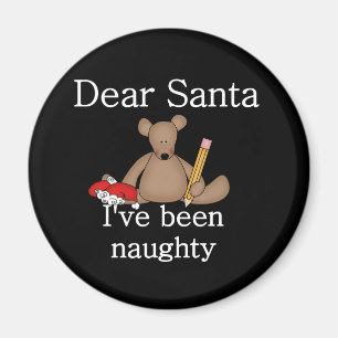 Imán Teddy Bear Querido Santa