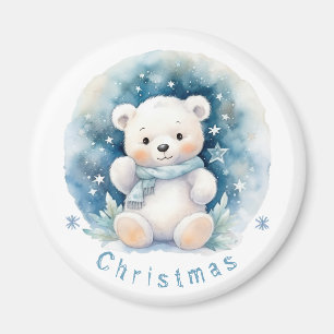 Imán Teddy Bear y Navidades