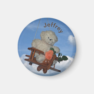 Imán Teddy en viajes