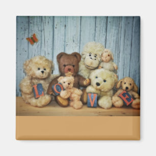 Imán Teddy mit Freunde