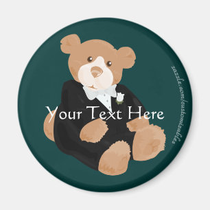 Imán Teddybear Groom Magnet