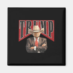 Imán Tee de vaquero de Trump occidental para recuperar 