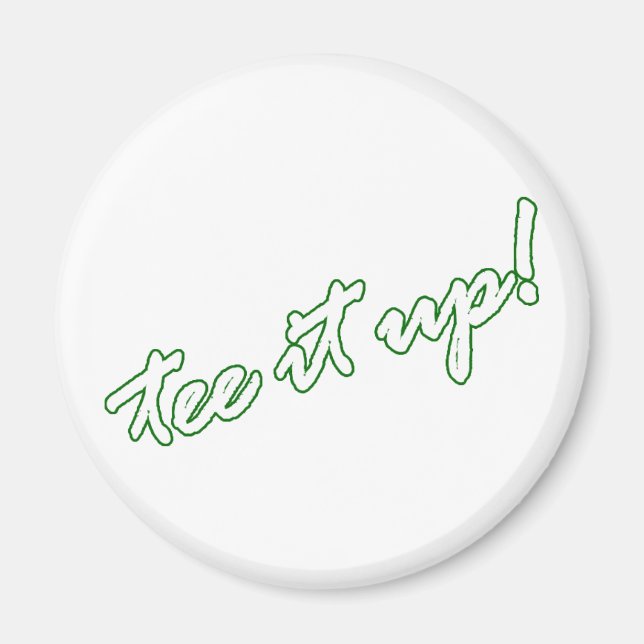 Imán ¡Tee! ¡Guerrillos de golf! (Frente)