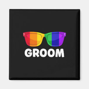 Imán Tee Lgbt, Boda de Groom, partido de licenciatura l