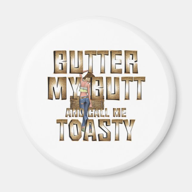 Imán TEE Me Llama Toasty Magnets (Frente)