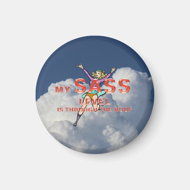 Imán TEE My Sass Level (Frente)