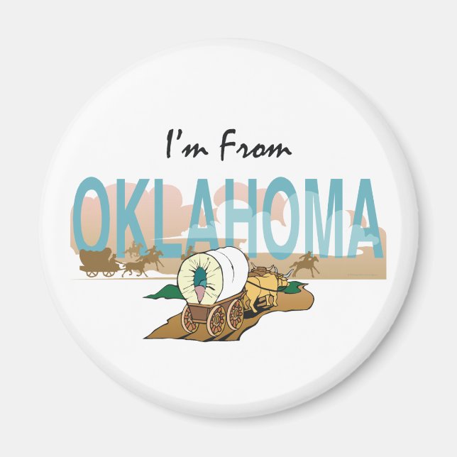Imán TEE, soy de Oklahoma (Frente)