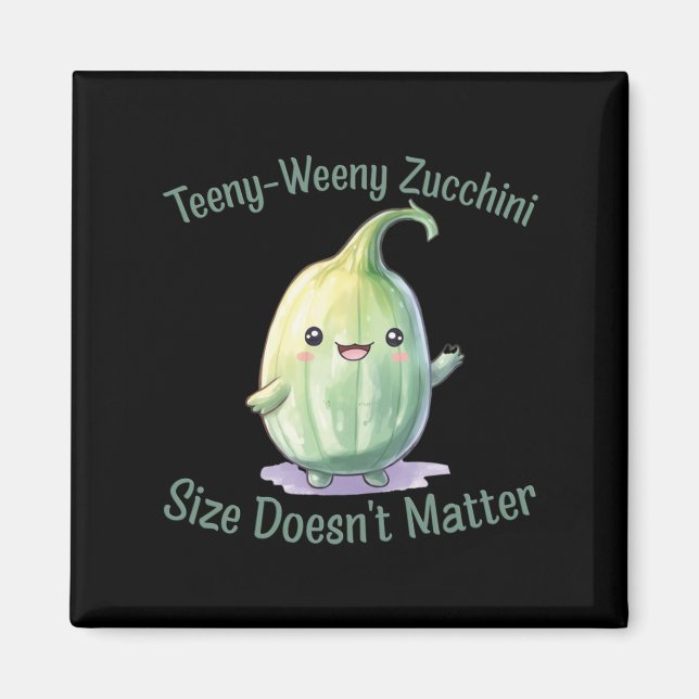 Imán Teeny-weeny Zucchini (Frente)