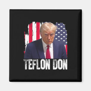 Imán Teflon Don Donald Trump Foto de arresto 