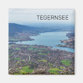 Imán Tegernsee Bavaria Lake Germany Panorama Souvenir