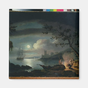 Imán Teignmouth por claro de luna