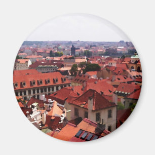 Imán Tejados del rojo de Praga