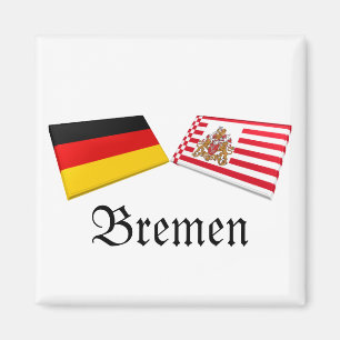 Imán Tejas de la bandera de Bremen, Alemania