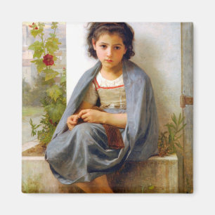Imán Tejido chica, Bouguereau