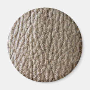 Imán Tejido de imitación marrón, muchos pliegues