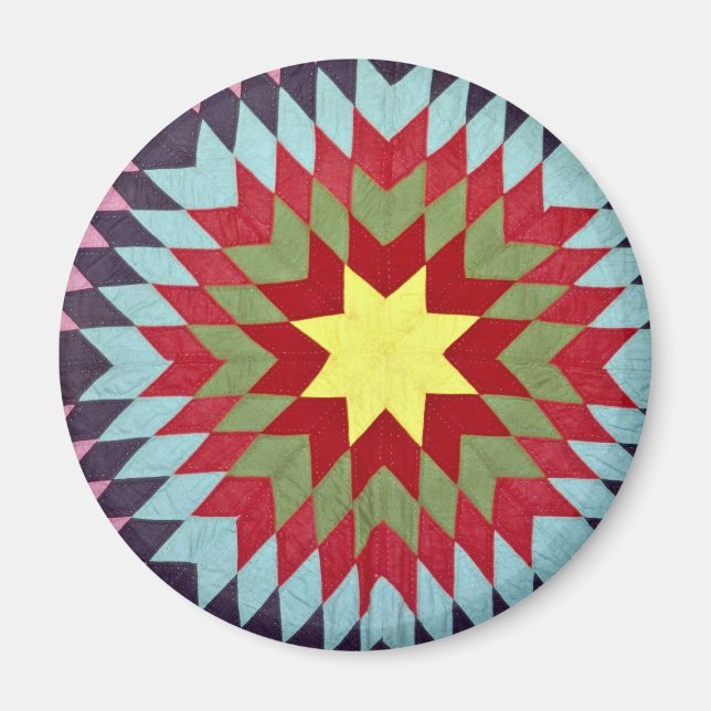 Imán Tejido de trabajo en mosaico (Frente)