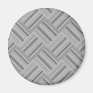 Imán Tejido diagonal de rayas grises