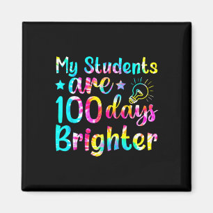 Imán Tejido Mi Alumno Es 100 Días Más Brillante
