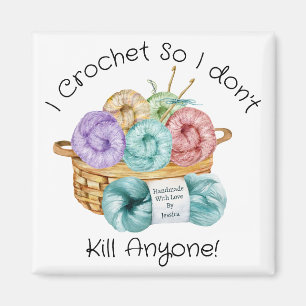 Imán Tejo Crochet Personalizado