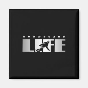 Imán Tela de nieve - Snowboard Snowboard Snowboard