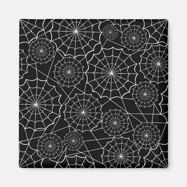 Imán telaraña halloween (Frente)