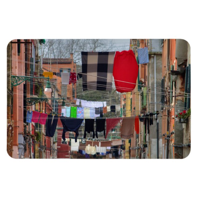 Imán Telas En Venecia Italia (Horizontal)