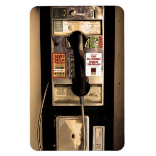 Imán Teléfono de pago antiguo