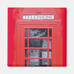 Imán Teléfono rojo de Londres