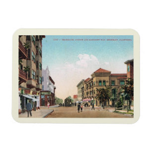 Imán Telegraph Ave., Berkeley, California Vintage Style