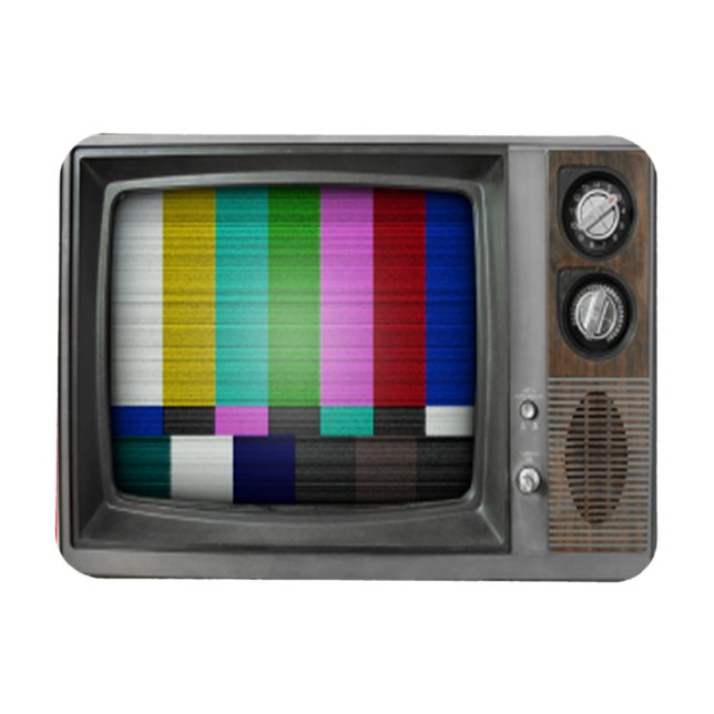 Imán Televisión antigua (Horizontal)