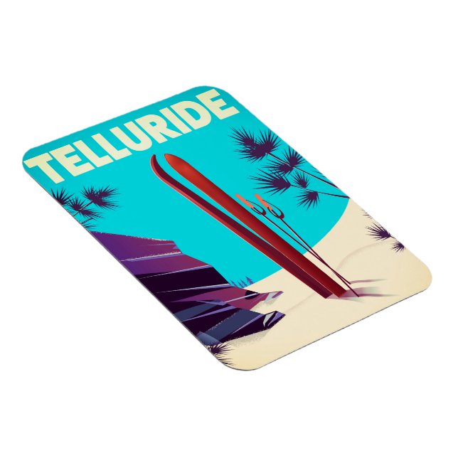 Imán Telluride Ski Montañas Rocosas (Lado Derecho)
