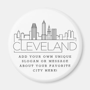 Imán Tema de Cleveland   Mensaje o lema de la ciudad Pe