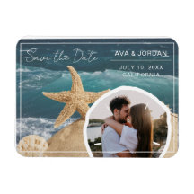 Tema de la playa Guardar el Boda de la foto de fec
