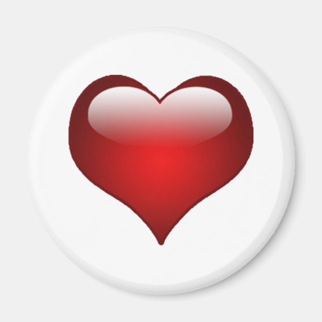 Imán Tema del amor de los corazones (Frente)